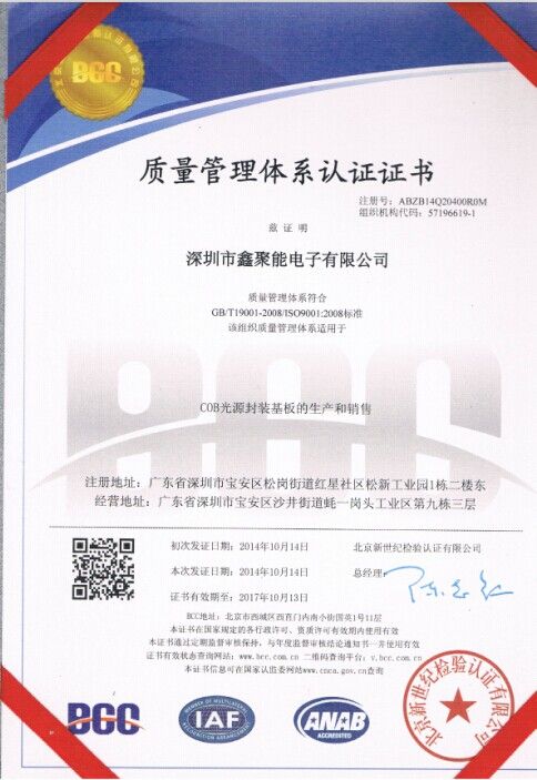 ISO 9001:2008标准